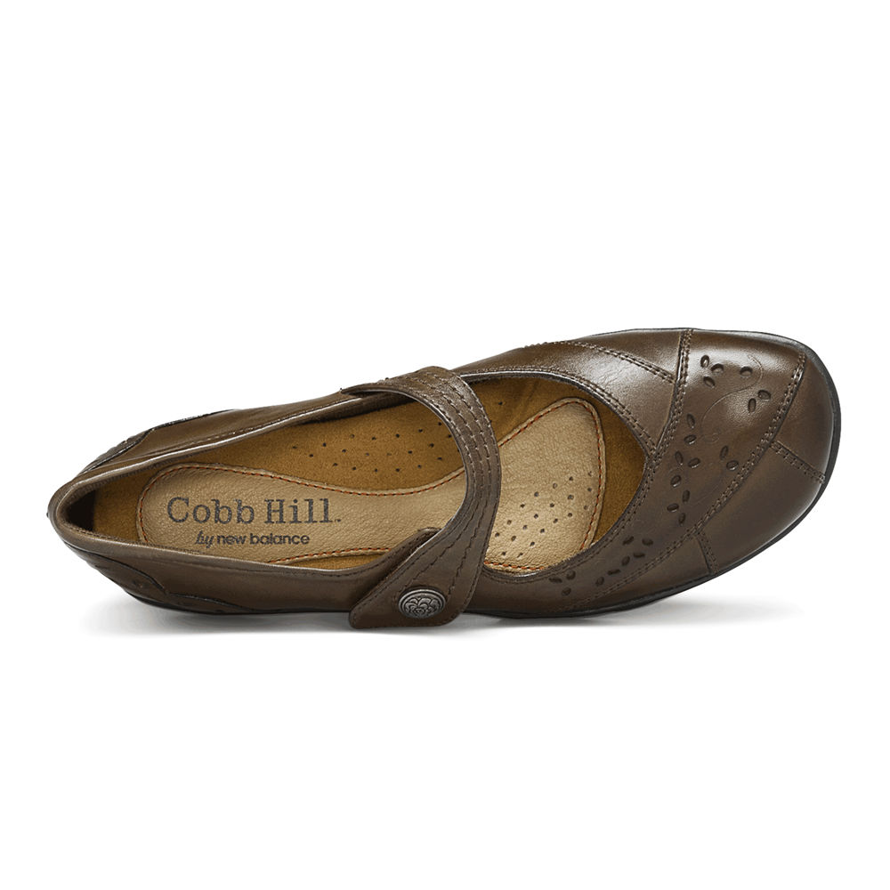 Rockport Womens Flats Brown - Cobb Hill Petra Mary Jane - UK 931-FTHAOU